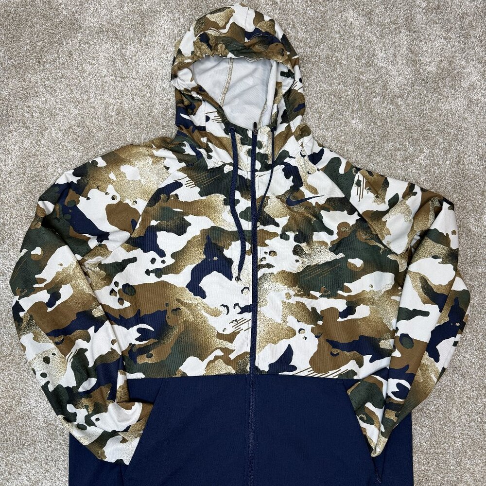 Nike Pro Flex Vent Dri Fit Men's Full Zip Camo Jacket